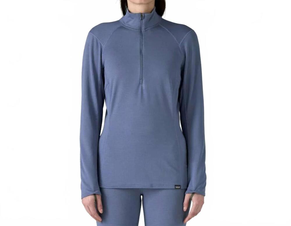 NEW PATAGONIA capilene® thermal weight zip-neck pullover sweatshirt in current b